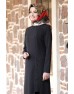Sahra Tesettür Tunik - Siyah - Fuval Moda
